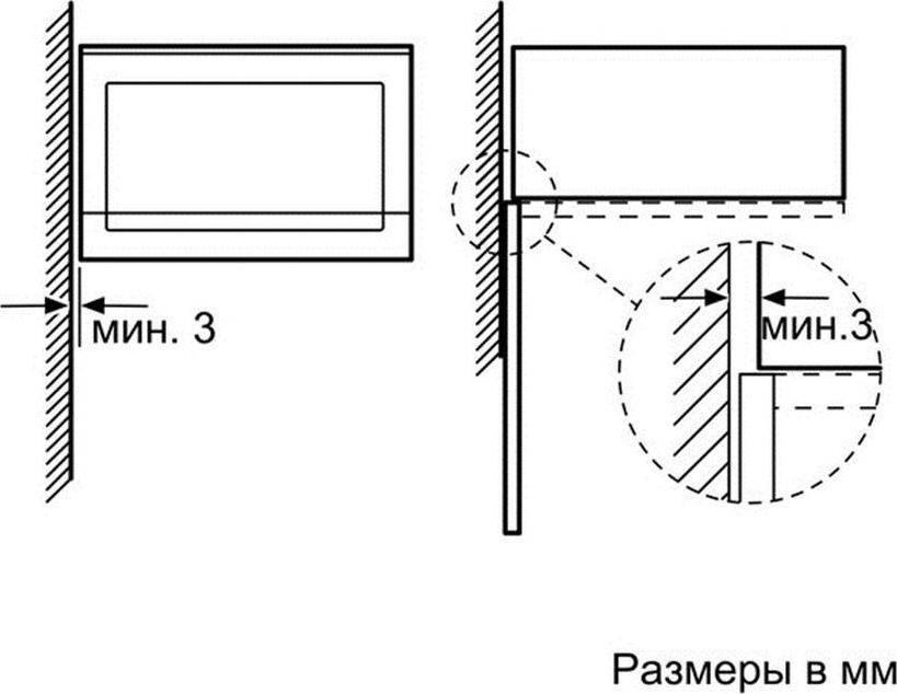 Свч bosch bfl554mwo схема встраивания