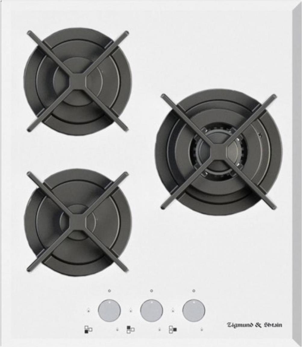 Варочные панели 45 см белые. Zigmund&Shtain MN 115.451 W. Газовая варочная панель 3 конфорки Zigmund Shtain. Zigmund Shtain MN 115