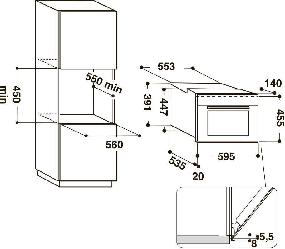 Hotpoint ariston fa3 540 jh ix ha схема встраивания