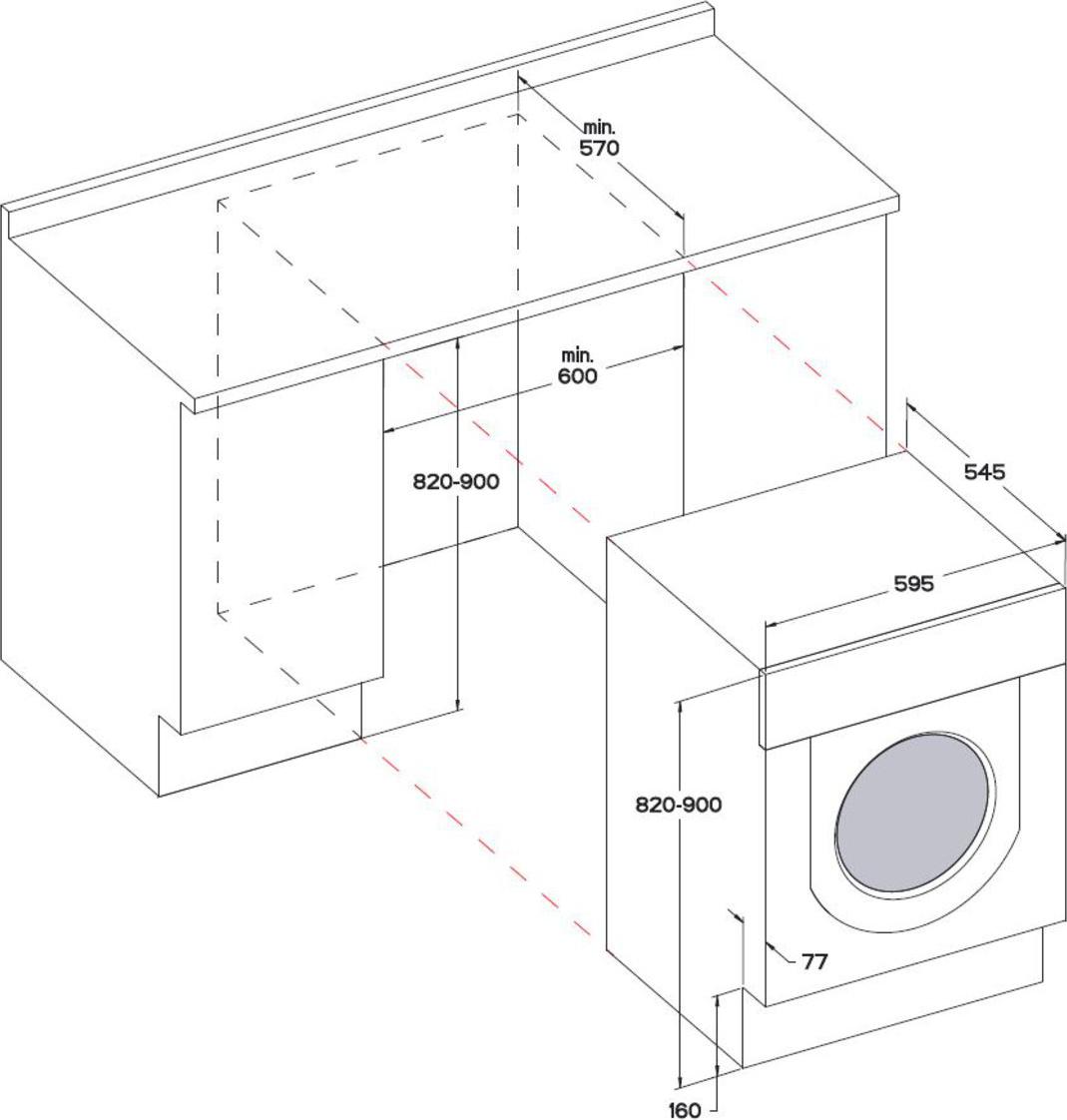 Встраиваемая стиральная машина Whirlpool bi WDWG 75148