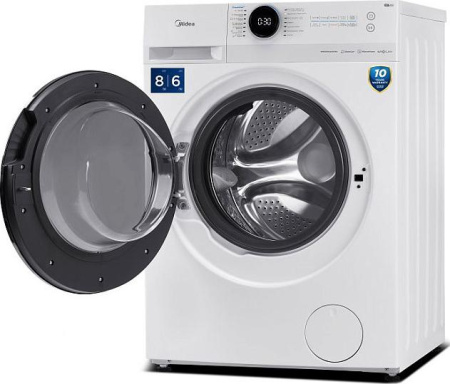 Стиральная машина Midea MF200D80WBS/W [8 кг, фронтальная]