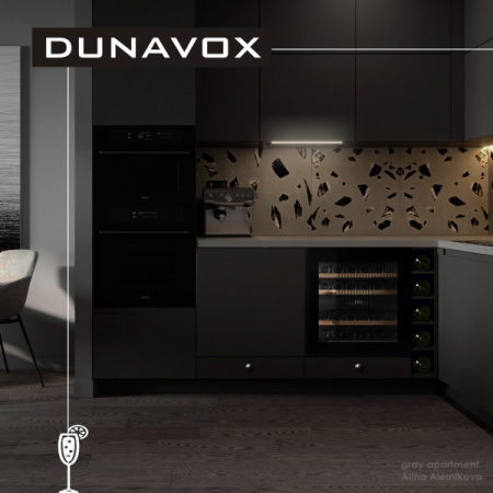 Винный шкаф Dunavox DAV-32.81DB.TO [1, капельное]