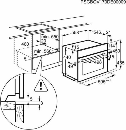 Встраиваемый духовой шкаф Electrolux EVY 0946 BAX