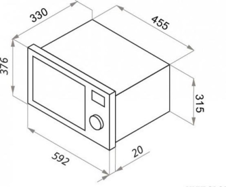 Микроволновая печь Maunfeld JBMO.20.5GRBG