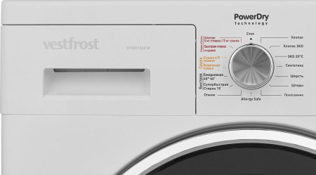 Стиральная машина Vestfrost VFWD 1260 W [7 кг, фронтальная]