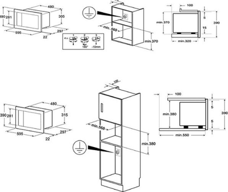 Микроволновая печь Smeg FMI325X