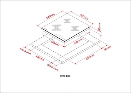 Варочная поверхность Kuppersberg ICS 402