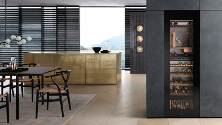 Винный шкаф Miele KWT 6722IGS OBSW [2, No Frost]