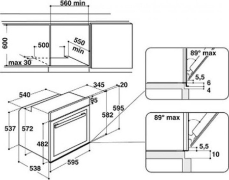 Встраиваемый духовой шкаф Whirlpool AKZM 8510