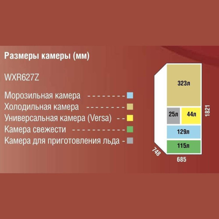 Холодильник Mitsubishi MR-WXR 627 Z-P-R1 [5, No Frost]