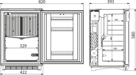 Холодильник Dometic DS300W [1]