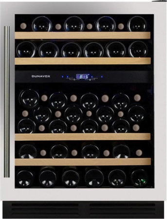 Винный шкаф Dunavox DX-53.130SDSK/DP [1, капельное]