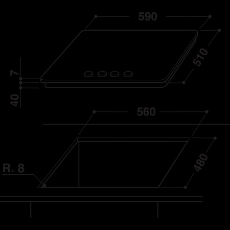 Варочная поверхность Whirlpool GMW 6422/IXL EE