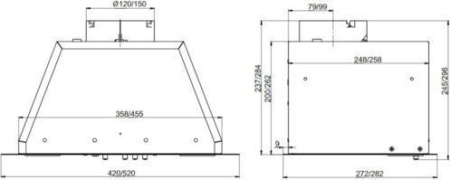 Кухонная вытяжка Elikor BOX 52П-700