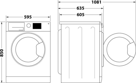 Стиральная машина Whirlpool FFB 10469 BV EE [10 кг, фронтальная]