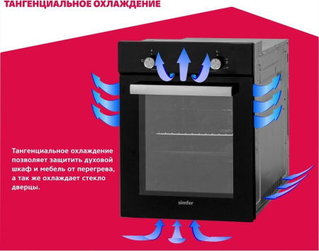 Встраиваемый духовой шкаф Simfer B4EB04070