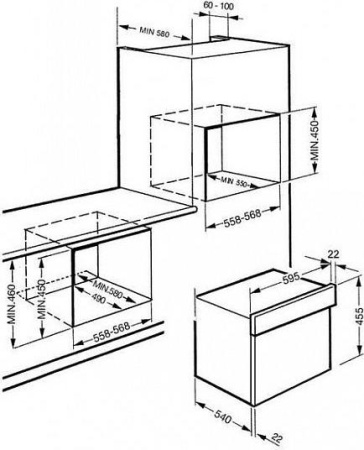 Микроволновая печь Smeg SC 45MB2
