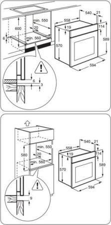Встраиваемый духовой шкаф Zanussi OPZB 4210 B