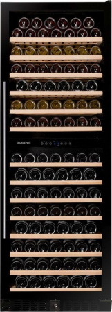Винный шкаф Dunavox DX-181.490DBK [1, капельное]
