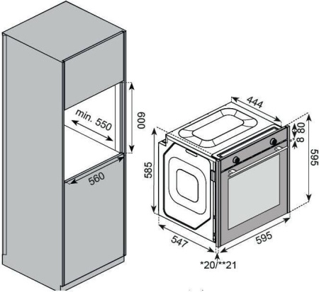 Встраиваемый духовой шкаф Kuppersberg KSO 610 X