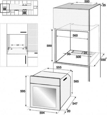 Встраиваемый духовой шкаф Beko BVR 35500 XMS