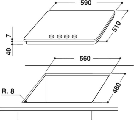 Варочная поверхность Whirlpool GMW 6422/IXL EE