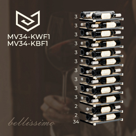 Винный шкаф Meyvel MV34-KWF1 [1, No Frost]