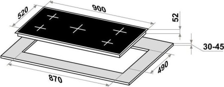 Варочная поверхность Maunfeld CVCE 905SMTBK