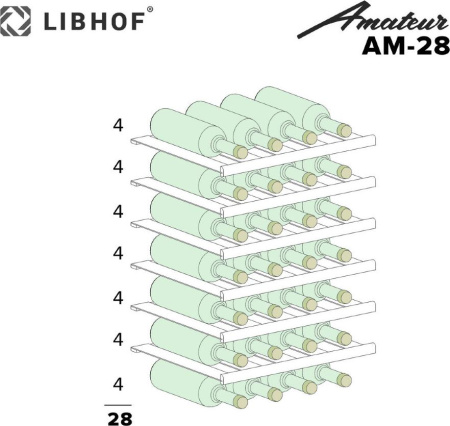 Винный шкаф Libhof AM-28 [1, No Frost]