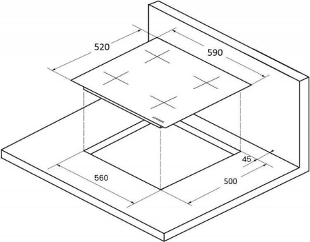 Варочная поверхность Kuppersberg ICS 608