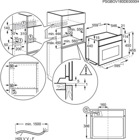 Встраиваемый духовой шкаф AEG KMK968000M