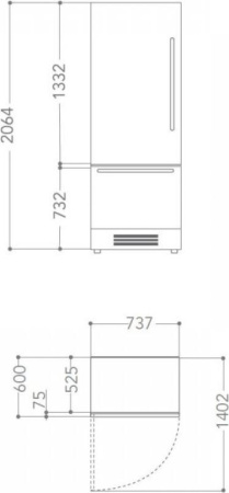 Холодильник KitchenAid KCVCX 20750L [2, No Frost]