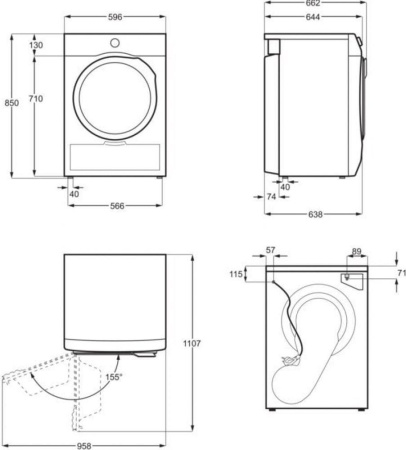 Сушильная машина Electrolux EW8H258B