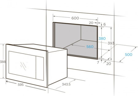 Микроволновая печь Midea MI 9250 BX