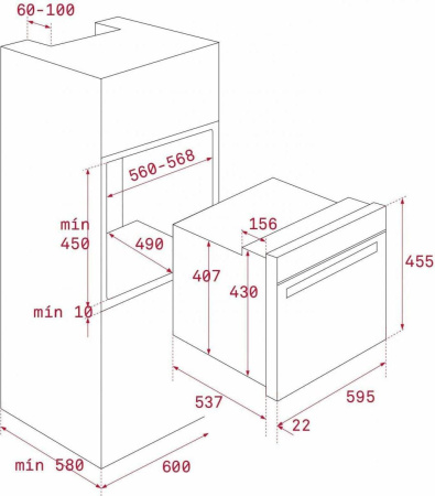 Встраиваемый духовой шкаф Teka HLC 8400