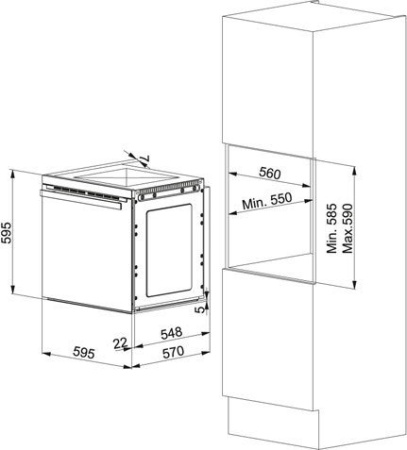 Встраиваемый духовой шкаф Franke CR 912 M BM DCT