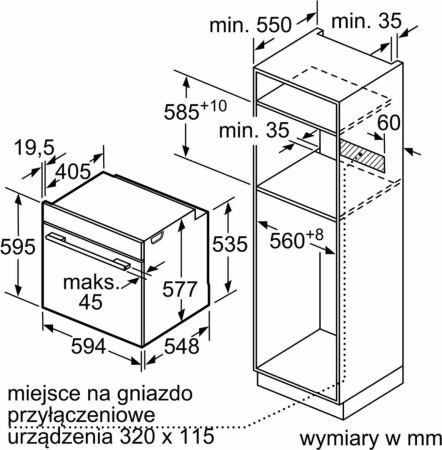 Встраиваемый духовой шкаф Siemens HB 655GNS1