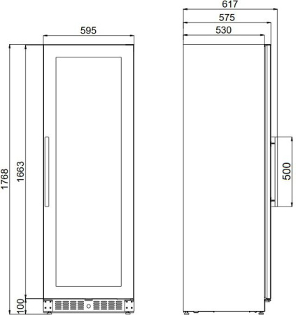 Винный шкаф Dometic E115FG [1, капельное]