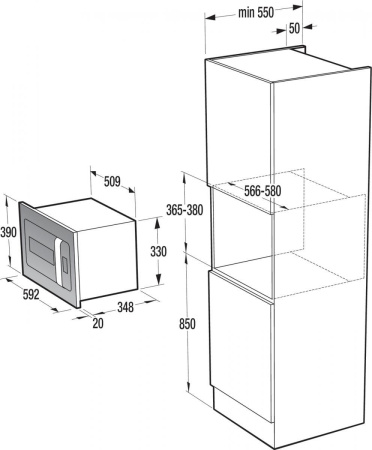 Микроволновая печь Gorenje BM 235ORAW