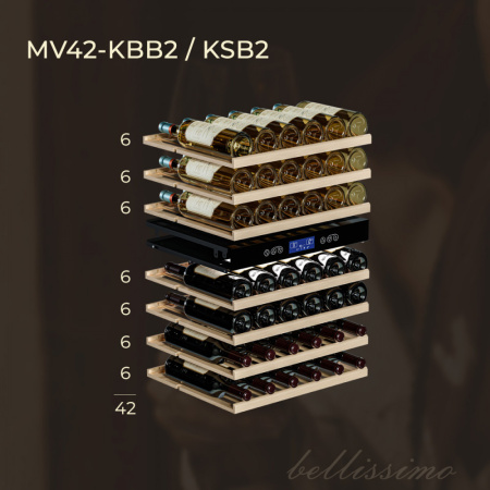 Винный шкаф Meyvel MV42-KSB2 [1, No Frost]