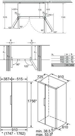 Холодильник Bosch KAN 92VI25R [2, No Frost]