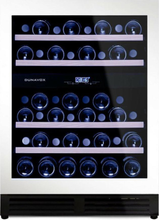 Винный шкаф Dunavox DAU-45.125DW.TO [1, капельное]