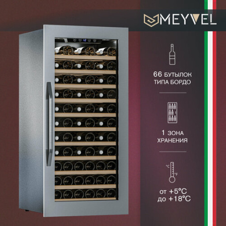 Винный шкаф Meyvel MV66-KSB1 [1, капельное]