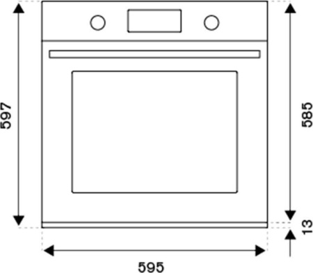 Встраиваемый духовой шкаф Bertazzoni F6011PROELN