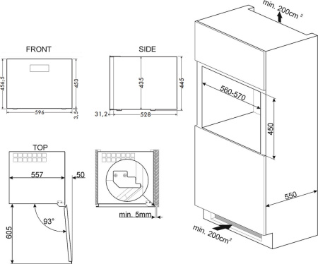 Винный шкаф Smeg CVI621NR3 [1, капельное]