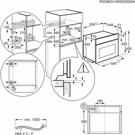 Встраиваемый духовой шкаф Electrolux EVY 7800 AAX