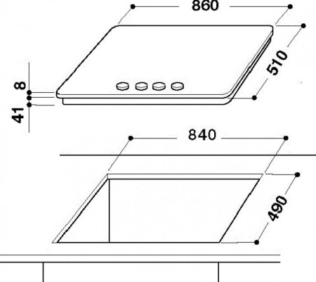 Варочная поверхность Whirlpool GOA 9523NB