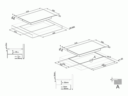 Варочная поверхность Smeg SE332EB