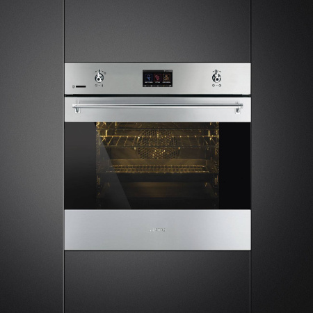 Встраиваемый духовой шкаф Smeg SFP 6303WTPX
