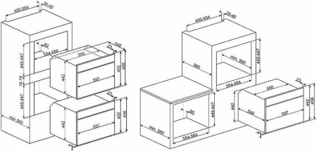 Встраиваемый духовой шкаф Smeg SF 4750VCOT